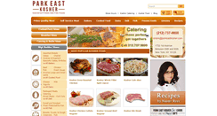 Desktop Screenshot of parkeastkosher.com